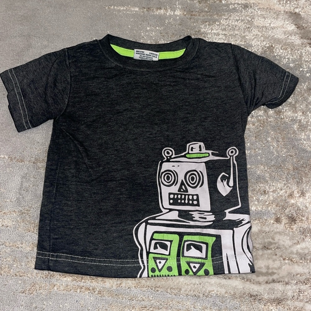 Mish boys 12 month dark grey tshirt. Excellent condition